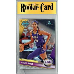 Certified Mint+ Angel Reese 2023 Bowman Draft Chrome #49 1st Rookie Card LSU Tigers in Kuwait
