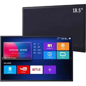 elecsung 32 بوصة تلفزيون ذكي بمرآة للحمام، لوحة لمس كاملة الشاشة 1080P IP66 مقاومة للماء نظام أندرويد 11.0 مع واي فاي وبلوتوث، M32-TS، موديل 2023