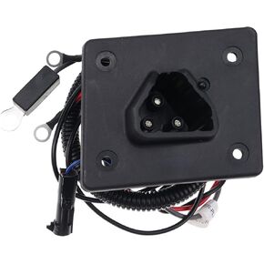 48V Delta-Q Charger 602529 Receptacle for 2008-Up EZGO RXV TXT Golf Cart Battery Charger Plug