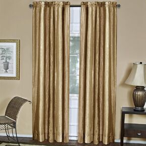 Ombre Panel Light Filtering Semi-Sheer Window Curtain - 63 Inch Length, 50 Inch Width - Sandstone- Light Filtering Soft Polyester Drapes for Bedroom Living & Dining Room by Achim Home Decor