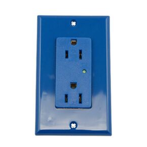 Leviton 5280-W 15 Amp, 125 Volt, Decora Plus Duplex Surge Suppressor Receptacle, Straight Blade, Industrial Grade, White