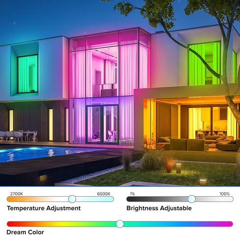 BTF-LIGHTING 5in1 WB5 2.4GHz Tuya WiFi PWM LED Controller Compatible with Alexa Google Home Smart Life Tuya Smart APP Control for Dimming CCT RGB RGBW RGBCCT LED Strip Work with WR01RF WR02RF etc in Saudi Arabia