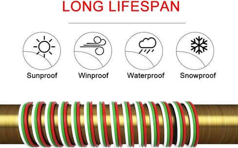 BTF-LIGHTING 32.8ft/10m 3 Pin 18AWG WS2812B WS2811 WS2814 SK6812 RGB Electrical Extension Cable LED Strip Light Wire Connection 3 Conductor Wire Line Cord for RGB Color Changing Flexible LED Tape in Saudi Arabia