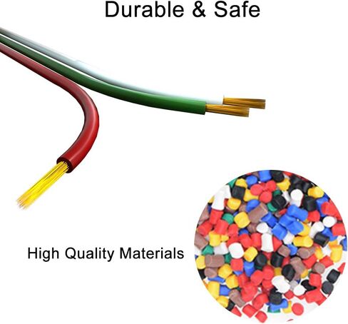 BTF-LIGHTING 32.8ft/10m 3 Pin 18AWG WS2812B WS2811 WS2814 SK6812 RGB Electrical Extension Cable LED Strip Light Wire Connection 3 Conductor Wire Line Cord for RGB Color Changing Flexible LED Tape in Saudi Arabia