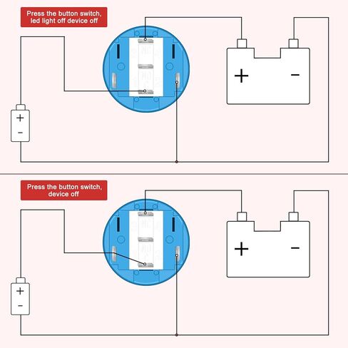 3PCS 16mm Waterproof Latching Push Button Switch 110 V, Push Button Switch with Wire Socket Plug (Red/Blue/Green) in Saudi Arabia