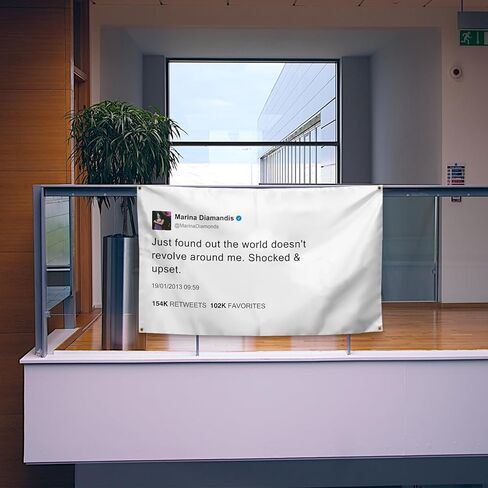 BLuVLy Just Found Out The World Doesn't Revolve Around Me Tapestry Funny Meme Girls College Dorm Room Decor in Saudi Arabia
