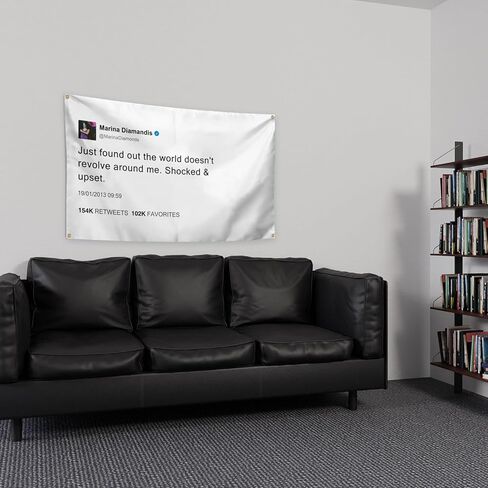 BLuVLy Just Found Out The World Doesn't Revolve Around Me Tapestry Funny Meme Girls College Dorm Room Decor in Saudi Arabia