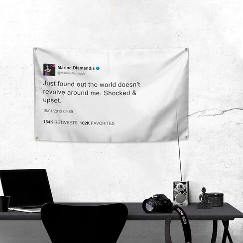 BLuVLy Just Found Out The World Doesn't Revolve Around Me Tapestry Funny Meme Girls College Dorm Room Decor in Saudi Arabia