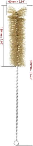 uxcell® 500ml Graduated Cylinder Brush Reagent Bottle Test Tube Pipe Bristles Cleaning Tool 4pcs in Saudi Arabia