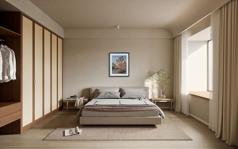 إطار صورة مقاس 20x24 باللون الأسود مع زجاج شبكي مصقول - تنسيقات أفقية ورأسية مع أدوات تعليق متضمنة - 5 مجموعات. in Kuwait