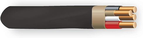 6/3 NM-B, Non-Metallic, Sheathed Cable, Residential Indoor Wire, Equivalent to Romex (100ft Cut) in Saudi Arabia