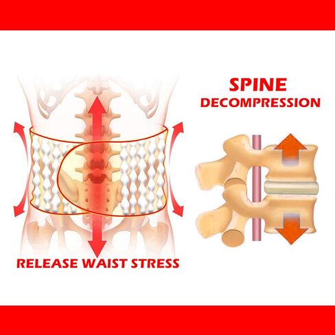 حزام الظهر لتخفيف الضغط - حزام جر العمود الفقري لتخفيف آلام أسفل الظهر in Kuwait