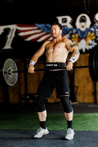 Element 26 Knee Wraps for Weightlifting - Compression Wrap Knee Support for Working Out, Powerlifting & Body Building | Deadlift Wraps (Long, Black) in Kuwait