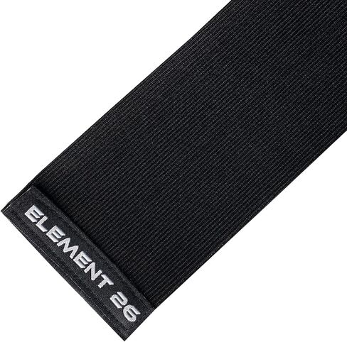 Element 26 Knee Wraps for Weightlifting - Compression Wrap Knee Support for Working Out, Powerlifting & Body Building | Deadlift Wraps (Long, Black) in Kuwait