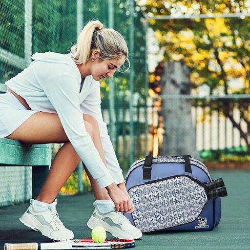 Pickleball Bags, Premium PickleBall Tote Bag for Girls, Women’s Hand/Shoulder Gym Bag w Water Bottle Holder, with Pickleball Racquet/Paddle Holder in Saudi Arabia