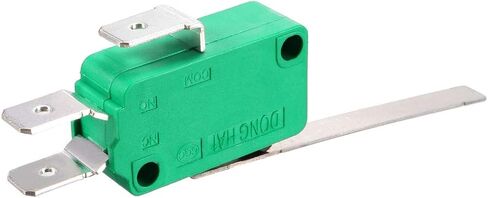uxcell 5PCS KW3-OZ 16A 125/250VAC Long Straight Hinge Lever Type SPDT NO NC Micro Limit Switches in Saudi Arabia