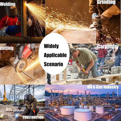 FR Welding-Hood-Ultimate Soft Head Protection for Welders with Welding-Helmet, Pipeliner & Leather Welding Hood, Welding Neck Protector, Welding Hood Accessories Blue in Saudi Arabia