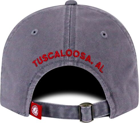 Top of the World NCAA Mens College Town Crew Adjustable Cotton Crew Hat Cap-Alabama-Grey in Saudi Arabia