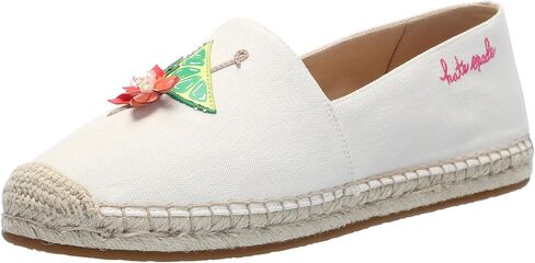 حذاء Kate Spade New York النسائي Tiki Time Espadrilles Driving Style Loafer in Saudi Arabia