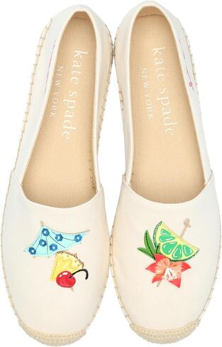 حذاء Kate Spade New York النسائي Tiki Time Espadrilles Driving Style Loafer in Saudi Arabia