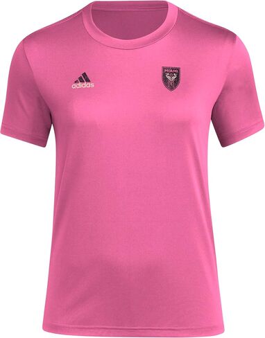 adidas Women's Inter Miami Cf Short Sleeve Pre-Game T-Shirt in Saudi Arabia