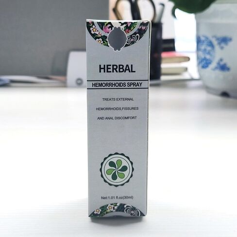 Herbal Hemorrhoids Spray, 3-Pack Hemorrhoids Spray, White in Saudi Arabia