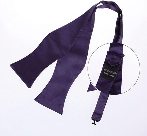 دان سميث الزفاف الصلبة ربطة القوس التعادل الذاتي القوس يشعر الحرير Famliy قميص الذاتي تعادل ربطة القوس فيونكة الجيب مربع الكفة مجموعة in Kuwait