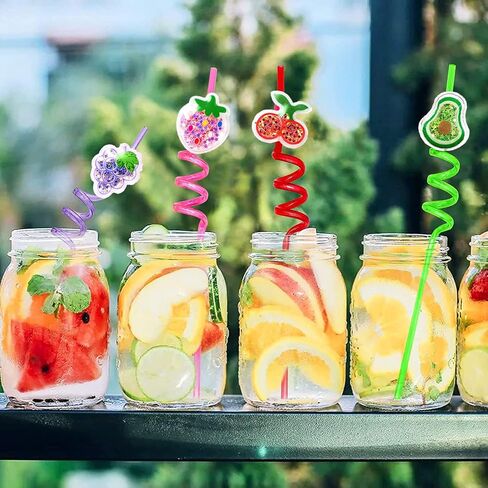 Paw Straws Birthday Party Decorations Supplies, 24pcs Paw Print Patrol Reusable Plastic Fun Cute Crazy Silly Drinking Straws+2pcs Cleaning Brush for Pet Dog Puppy Pals Cat Birthday Suppliers Favors in Saudi Arabia