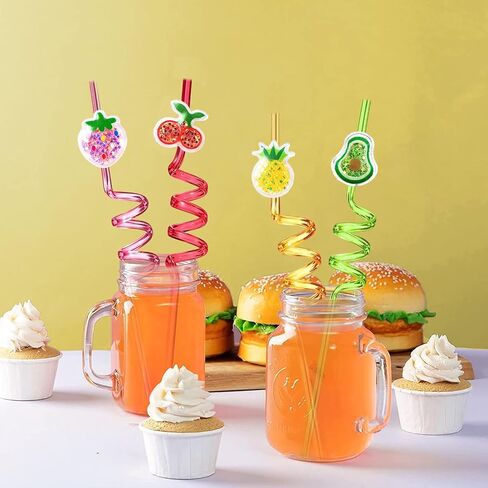 Paw Straws Birthday Party Decorations Supplies, 24pcs Paw Print Patrol Reusable Plastic Fun Cute Crazy Silly Drinking Straws+2pcs Cleaning Brush for Pet Dog Puppy Pals Cat Birthday Suppliers Favors in Saudi Arabia