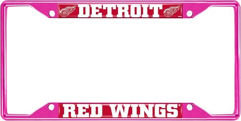 FANMATS 43913 NHL - Boston Bruins License Plate Frame - Pink – Easy Installation on Truck, SUV, Car - Ideal Gift for Die Hard NHL Fan in Saudi Arabia
