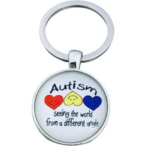 Infinity Collection Autism Awareness Keychain - Autism Jewelry, Puzzle Piece Keychain, Autism Speaks, Autism Gift