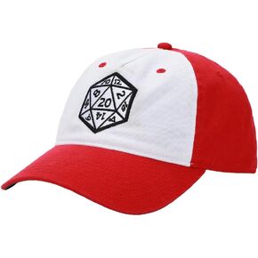 Dungeons and Dragons 20-Sided Die Patch Adult Baseball Cap Multicolored