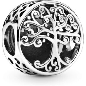Pandora Openwork Family Roots Charm - Compatible Moments Bracelets - Jewelry for Women - Gift for Women in Your Life - Made with Sterling Silver, With Gift Box