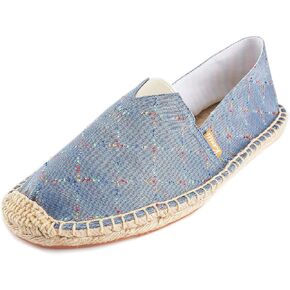 Kentti Women's Breathable Canvas Stripe Slip on Flat Espadrilles