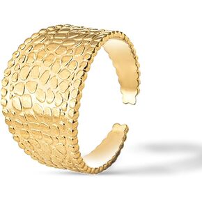 خواتم ذهبية للنساء من ديلير، خواتم بناد ذهبية غير لامعة | خاتم زفاف من الزركونيا المكعب | خواتم انيقة مطلية بالذهب عيار 18 قيراط هدية للنساء in Kuwait