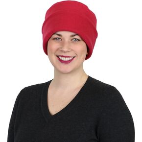 Hats Scarves & More Chemo Hat for Women Cancer Cap Beanie Ladies Winter Head Coverings Fleece Pillbox
