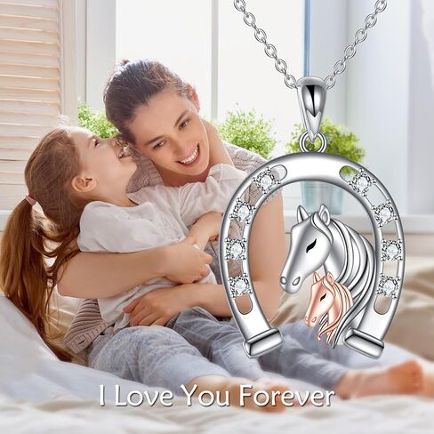 KQF Panda/Horse/Deer/Polar Bear/Owl/Sloth/Hippo/Frog/Sea Lion/Turtle Necklace Sterling Silver Animal Pendant Necklace Jewelry Birthday Gifts for Women Girls in Saudi Arabia