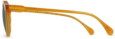 RAEN Ð Remmy Ð Unisex Retro Round Sunglasses UV Protection - Honey/Green Polarized Lens (Size 52 MM) in Saudi Arabia