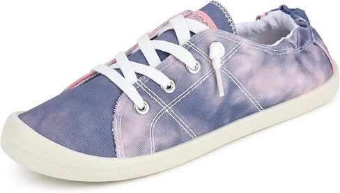 JENN ARDOR Women’s Low Top Canvas Slip On Sneaker Comfort Casual Shoes Walking Flats in Kuwait
