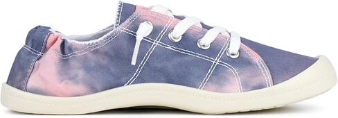 JENN ARDOR Women’s Low Top Canvas Slip On Sneaker Comfort Casual Shoes Walking Flats in Kuwait