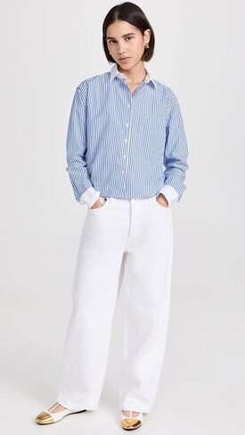 KULE Women's The Nell Button Down Shirt in Kuwait