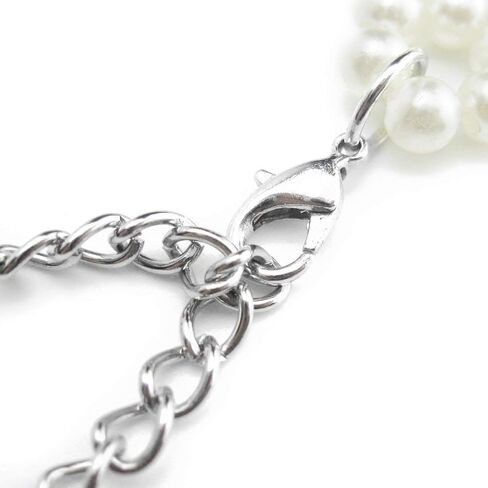 Vpang Detachable Blouse Fake Collar Elegant Pearl Beaded False Collar Choker Peter Pan Necklace in Kuwait
