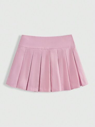 WDIRARA Women's Low Waist Pleated Skater A Line Mini Tennis Skirt Uniform Skirts in Saudi Arabia