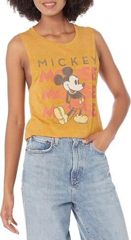 Disney Women's Friends Mickey Mouse Juniors Muscle in Saudi Arabia