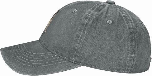 VunKo Vintage Washed Distressed Adjustable Pug Dog Womens Denim Baseball Cap Mom Trucker Hat Cap for Women Unisex in Kuwait