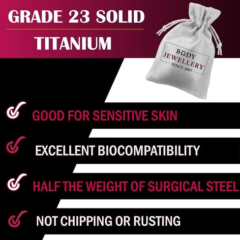 Bodyjewellery 2 قطعة ترصيع التيتانيوم Labret 16 جرام محارة ثقب الشفاه لدغات الأفعى العنكبوت مونرو الزنمة الغضروف اللولب المخروط B2BCI اختيار الحجم in Kuwait