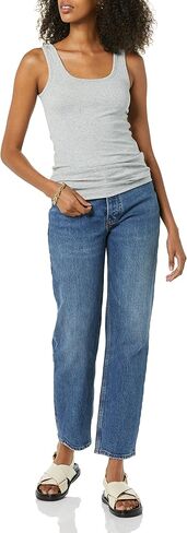 Amazon Aware Women's Rib Knit Layering Tank Top (Available in Plus Size) in Saudi Arabia