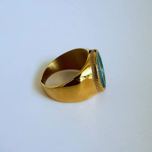 2023 The Flash Season Cosplay Flash Ring Gold Plated 316L Stainless Steel Mens Boys Gift Jewelry Size 7~12# in Kuwait