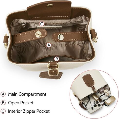 فوكس اوفر حقيبة يد صغيرة للنساء، حقيبة يد جلدية عصرية للسيدات، حقيبة يد كروس للكتف in Kuwait