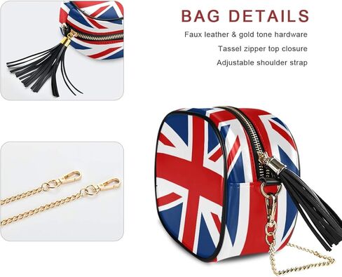 ALAZA PU جلد صناعي صغير محفظة كروس حقيبة الهاتف الخليوي مع حزام سلسلة قابل للتعديل وجيب متعدد in Kuwait